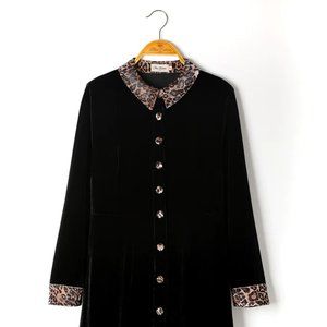 Miss Patina Carnaby Velvet Dress